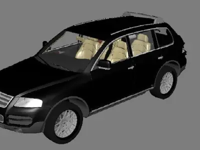volkswagen toureg suv Free 3D model