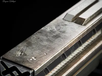 Sci-fi Laser Gun PBR Low-poly 3D model