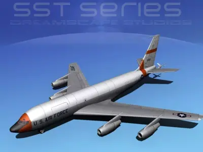 Boeing KC-135E Stratotanker LPSS V07 3D model