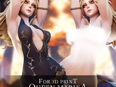 Queen Marika from Elden Ring Commercial Package 3D print model