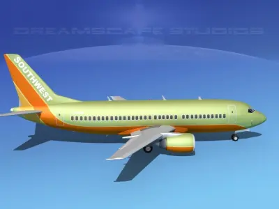Boeing 737-300 Southwest Airlines 2 3D model