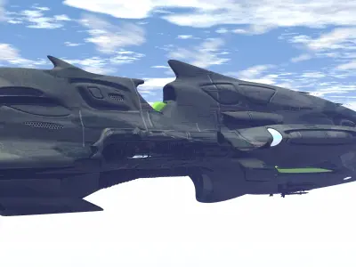Rebel Alliance Battlecruiser 3D model