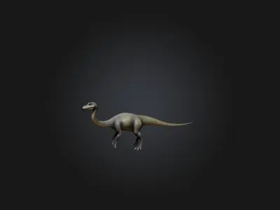 Realistic Diplodocus Model Low-poly 3D model