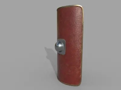 Roman Scutum Shield 3D model