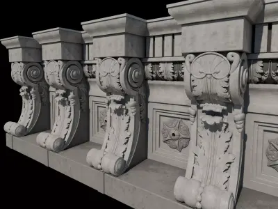 carved models 3D Model Collection