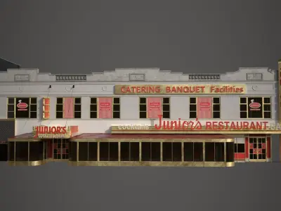 Juniors Restaurant 3D model