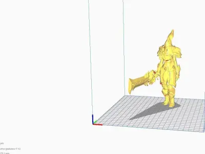 World of Warcraft Alliance Gardien F 3D Print 3D print model