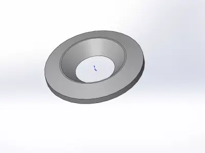 M5 Countersunk Washer 16mm dia Free 3D model