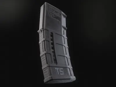  M4 AR15 MAGPUL PMAG Gen 3 30rd - Lowpoly PBR Magazine Low-poly 3D model