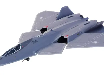 Lockheed NGAD prime Free 3D model