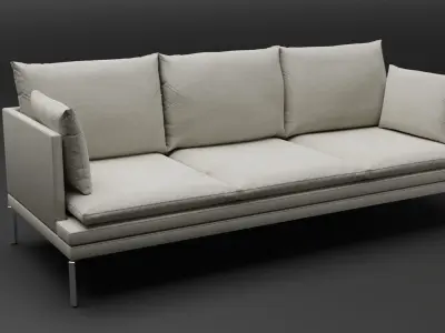 Furniture - Couch Sofa Free 3D model