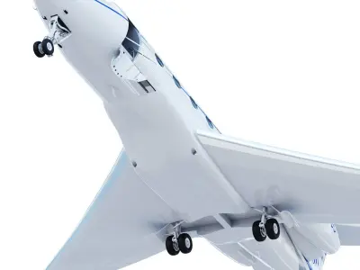 Aircraft  G500 3D model