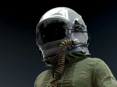 FLIGHT SUIT High altitude Pilot 3D model