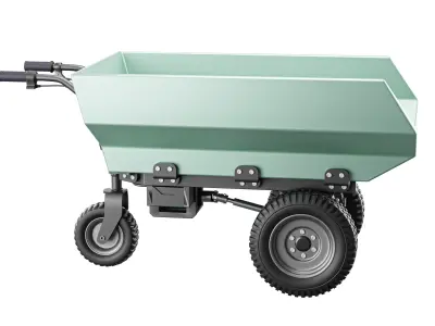 Cargo Trailer Trolley car  3D model