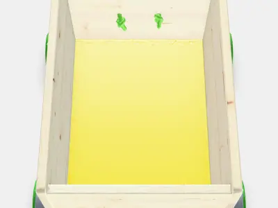 FLISAT toy trolley Low-poly 3D model