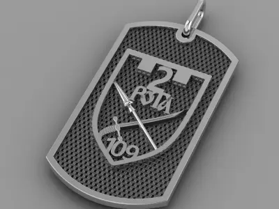 jewelry pendant second company v0016 3D print model