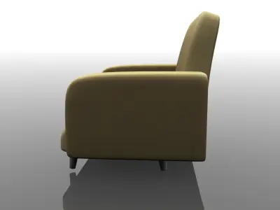Sofa for game and animation Free 3D model