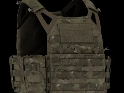 Paraclete SR25 Mag Pouch Low-poly 3D model