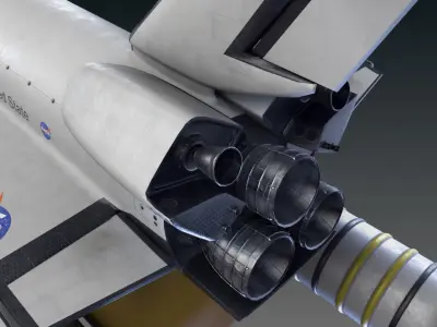 SPACE SHUTTLE discovery NASA 3D model