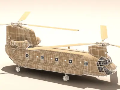 CH-47 RAF 3D model