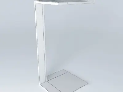 WCFILLER table with light on top Free 3D model