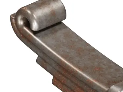 Rusty Truck Leaf Spring 3D model