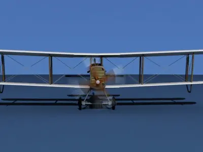 Airco DH-4 London Air Transport 3D model