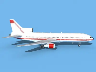 Lockheed L-1011 TriStar Corporate 1 3D model