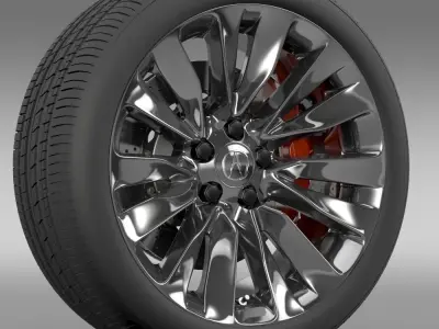 Acura RLX wheel 3D model