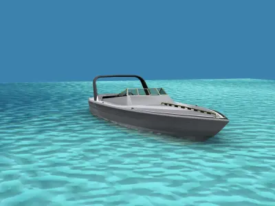 Phazer 38 Cigarette Boat V04 3D model