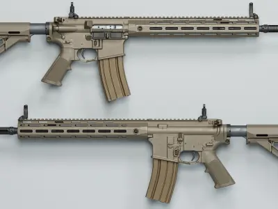 SR-15 - Replica Low-poly 3D model