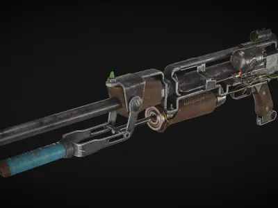 Metro Exodus 2033 Fan Art Low-poly 3D model