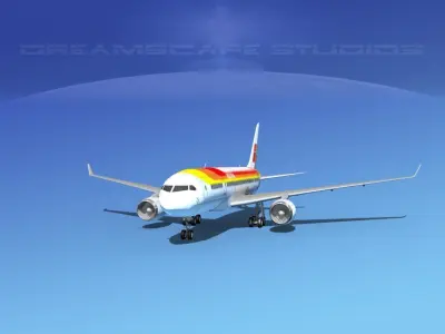 Boeing 787-8 Iberia 3D model