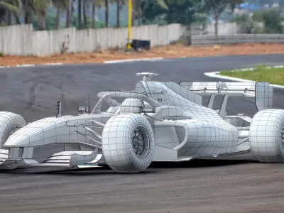 Generic Race Car 3D model purchase