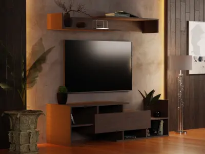 AlphaB2B STANDARTTVVEGE Tv Unit Free low-poly 3D model