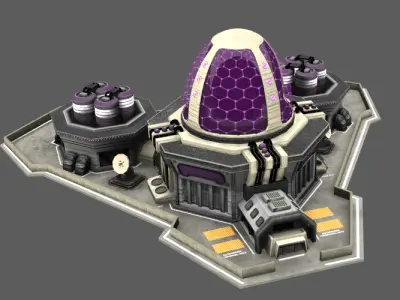 incubator  WARCRAFT Starcraft  insect egg arsenal Low-poly 3D model