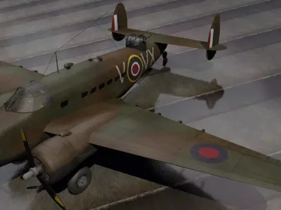 Lockheed Hudson Mk-1 3D model