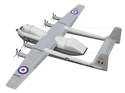 Armstrong Whitworth Argosy AW660C 3D model