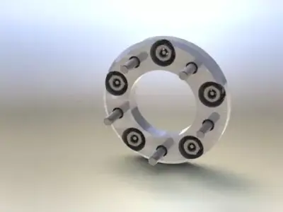 Jeep hub asm Free 3D model