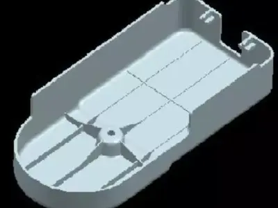 plastic part dumbiges to parametric model 3D model