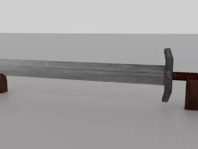 Sword-Low Poly Free low-poly 3D model