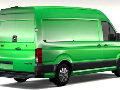 MAN TGE Van L2H2 2017 3D model