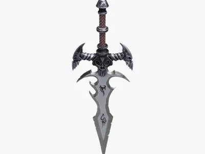 Ancient Battle Sword 3D model