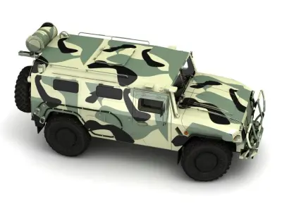 GAZ Tigr 3d model 3D model