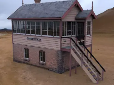 GWR Signal Box 3D model