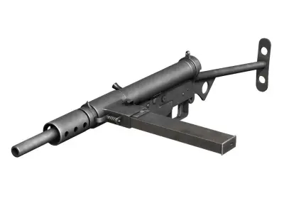 Sten MK II Submachine Gun 3D model