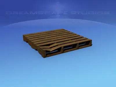 Wood Pallet 3D model