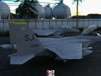 F 15 Eagle  Low-poly 3D model