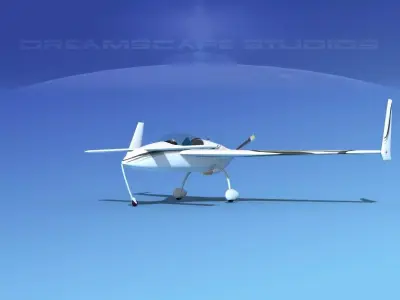 Rutan VariEze V16 3D model