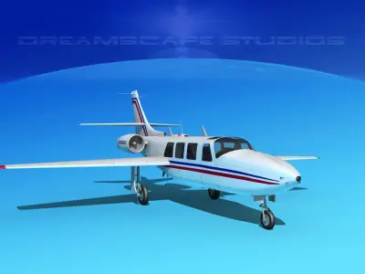 Piper Aerostar FJ-100 Fanjet V07 3D model